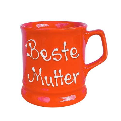 Rot Tasse England mit Namensschriftzug