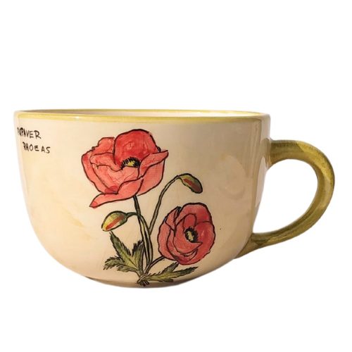 Jumbo Tasse Klatschmohn   