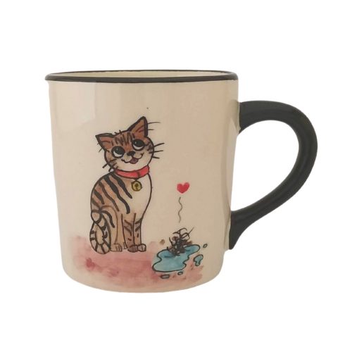 Tasse mit lustiger Katze Niedlich