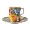 Tasse und Frühstücksteller blume FL003