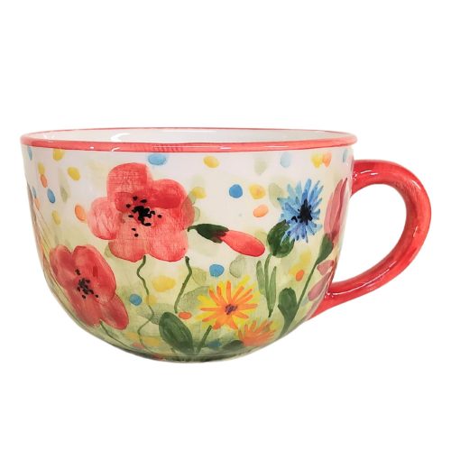 Jumbo tasse Klatschmohnfeld