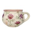 Töpfchen Tasse mit Sommerblume motive