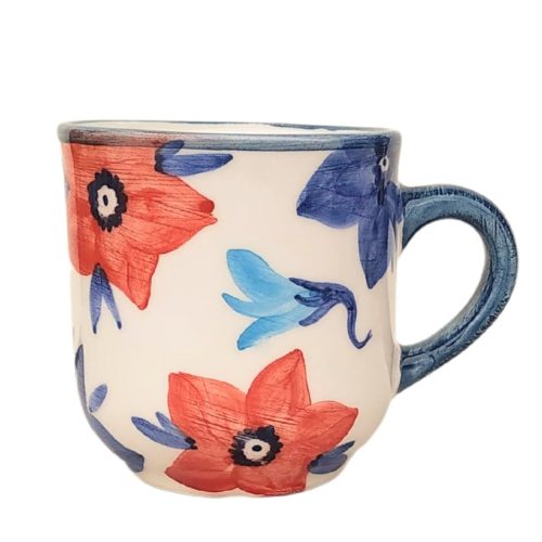 Kaffeetasse blaue blumen