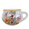 Töpfchen Tasse mit Hundsrose Wildblume motive