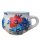 Töpfchen Tasse mit Blaue blumen Motiv