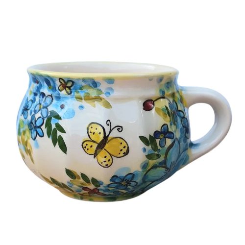 Töpfchen Tasse mit "Die Blauen" Motiv