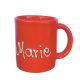 Rot Standard Tasse mit Namensschriftzug