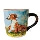 Tasse mit Windhund 