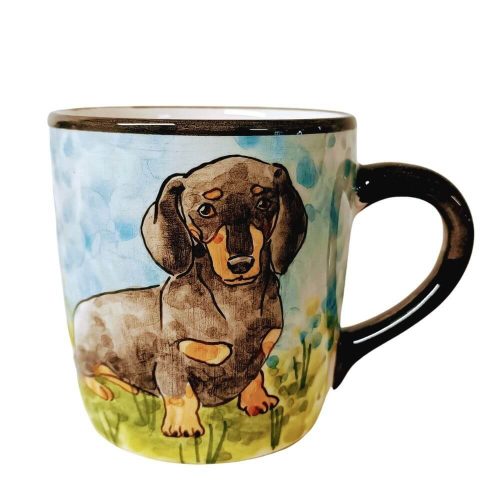 Tasse mit Hund Dackel