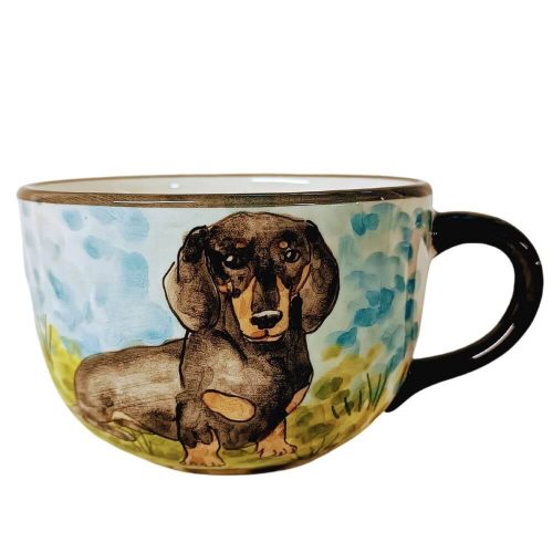 Jumbo Tasse mit Hund Dackel