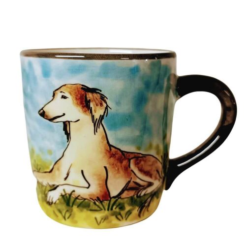 Tasse mit Hund Saluki