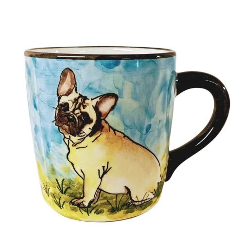 Tasse mit Hund Französische Bulldogge