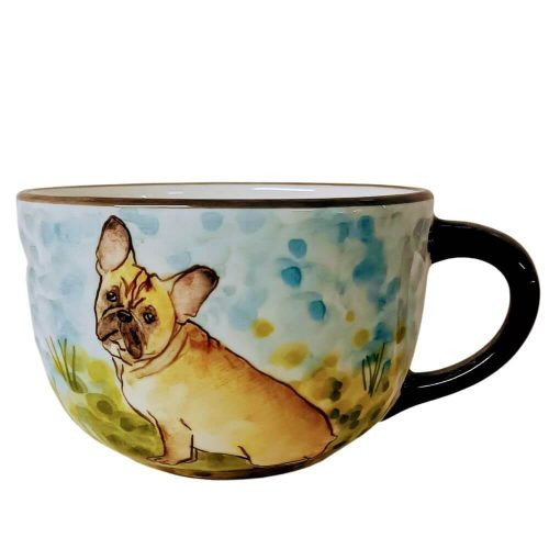 Jumbo Tasse mit Hund Französische Bulldogge