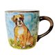 Tasse mit Hund Boxer 