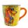 Tasse mit Hund Dackel Pop Art