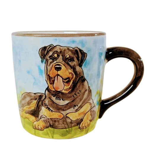 Tasse mit Hund Rottweiler