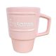 Pastellrosa Riesige 7 dl Tasse mit Namensschriftzug