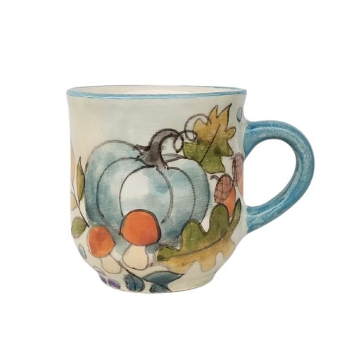 Kaffeetasse Blauer kürbis