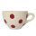 Jumbo tasse klein rot/geupft