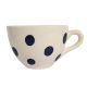 Jumbo tasse klein blau/geupft