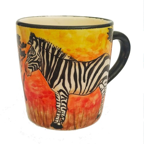 Tasse mit Zebra