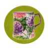 Tasse und frühstücksteller Hortensie