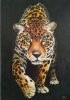 Jaguar - Gemälde auf Leinwand mit Acryl