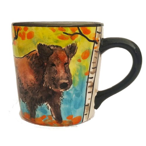 Tasse mit Wildschwein 